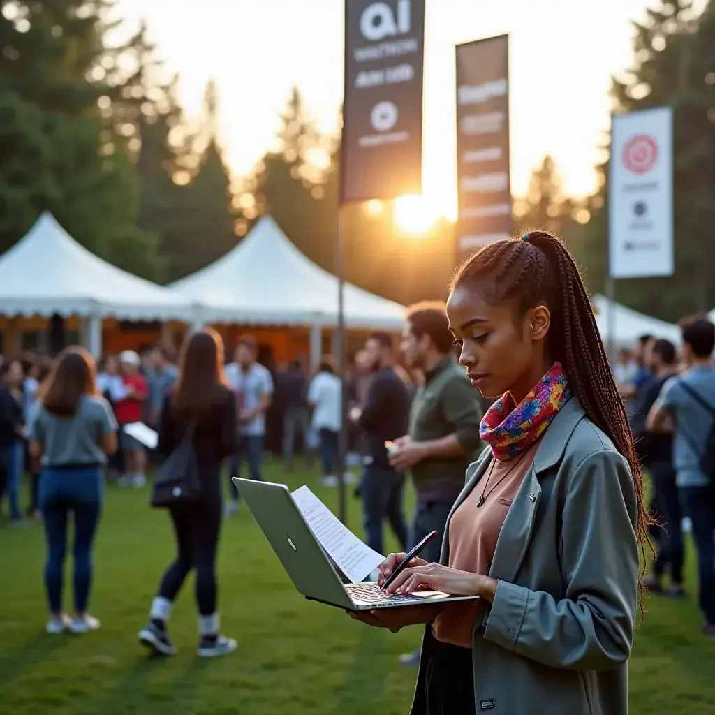 Modern office environment